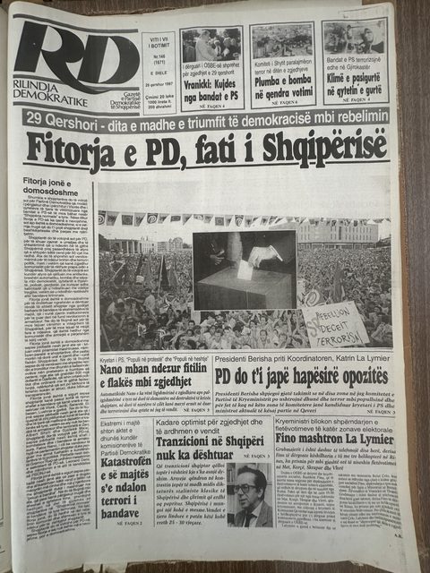 Rilindja Demokratike 1997-06-29